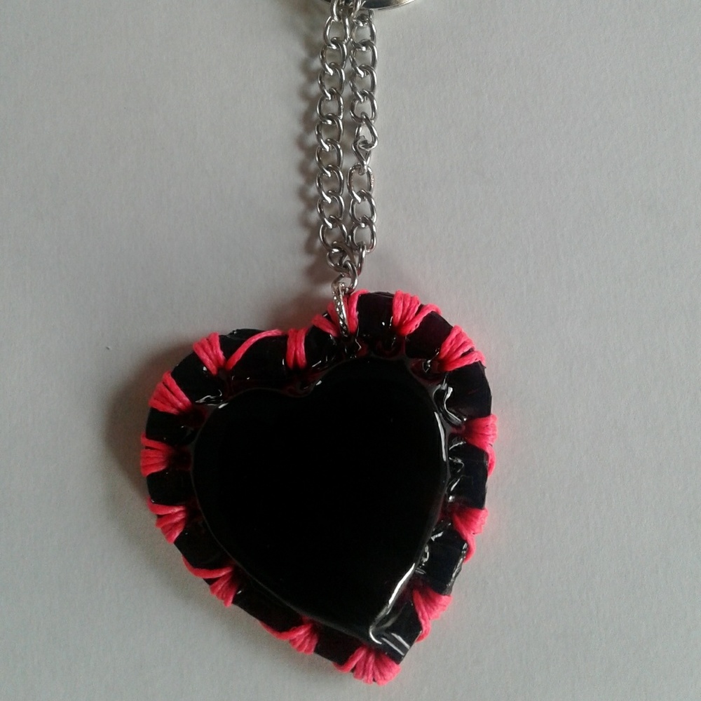 Heart keychain made by me